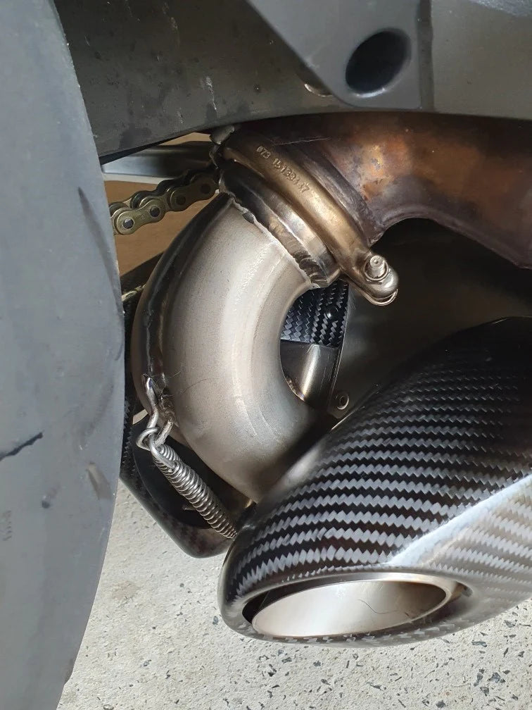 Ducati V2 Panigale & Streetfighter Titanium Belly Slip-On