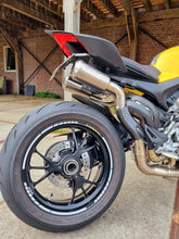 Load image into Gallery viewer, Ducati Panigale &amp; Streetfighter V4 Titanium High Mount 3/4 Slip-On 2018-22