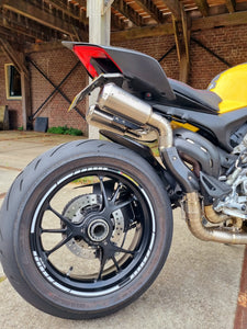 Ducati Panigale & Streetfighter V4 Titanium High Mount 3/4 Slip-On 2018-22