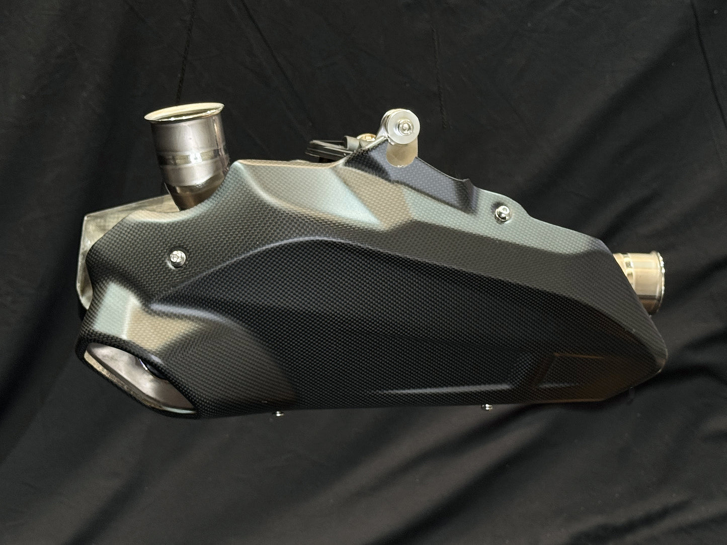 Ducati Panigale/ Streetfighter V4 Vandemon Bimodal Stealth Titanium Slip-On 2025-26