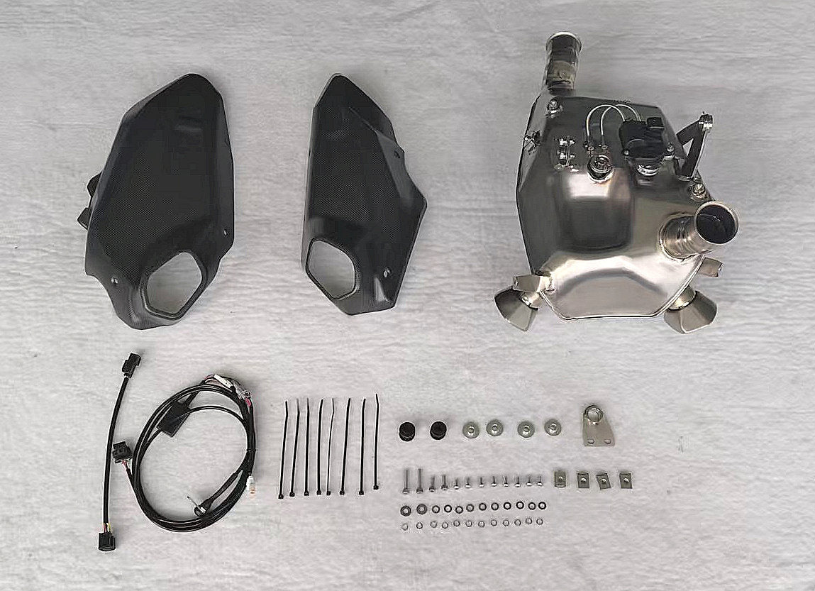 Ducati Panigale/ Streetfighter V4 Vandemon Bimodal Stealth Titanium Slip-On 2025-26
