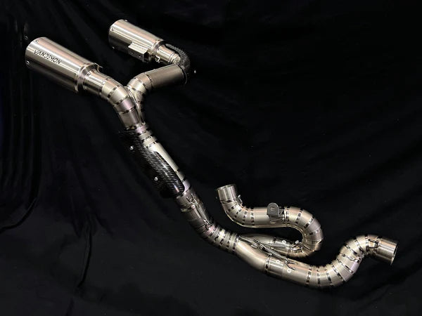 Ducati Panigale & Streetfighter V4 Titanium High Mount 3/4 Slip-On 2023-2024