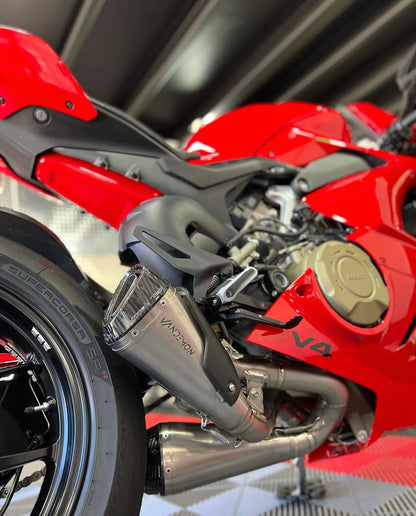 Ducati Panigale & Streetfighter V4 Vandemon All Titanium Slip-On