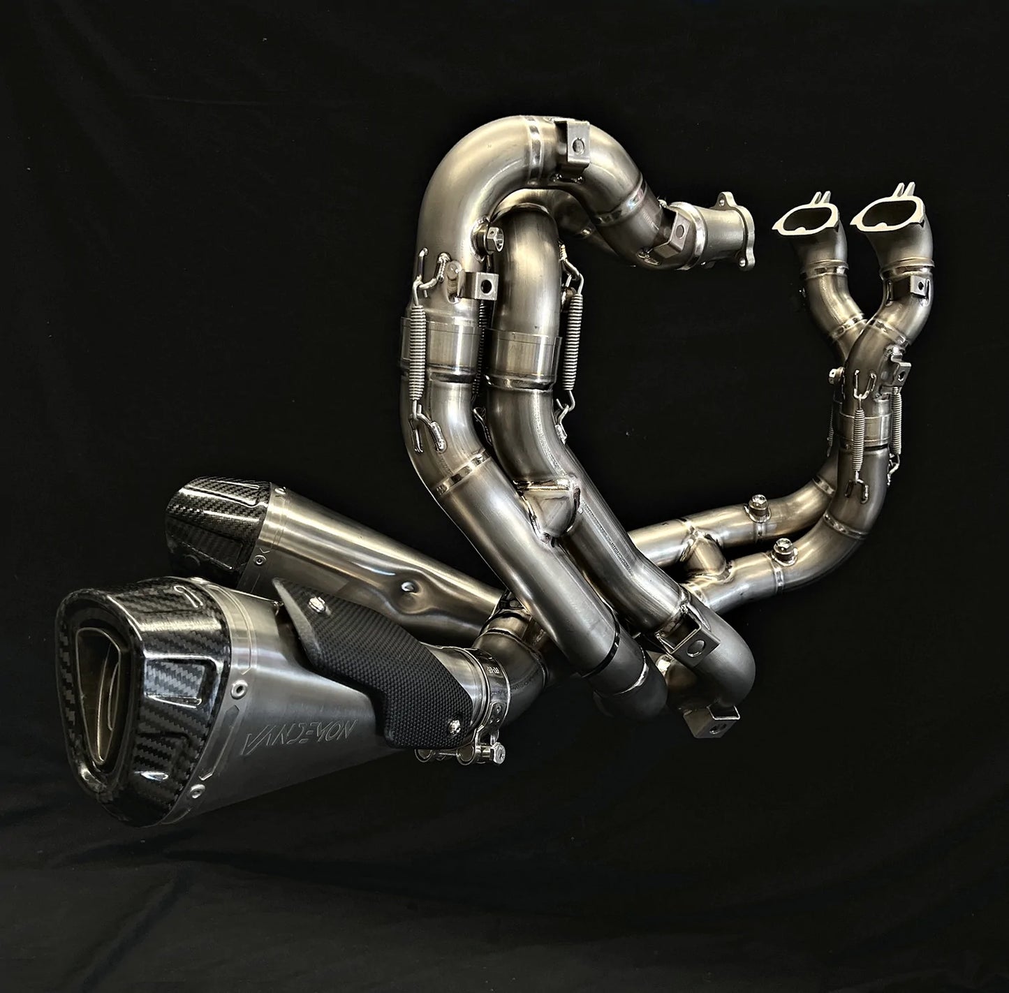 DUCATI V4 STREETFIGHTER VANDEMON FULL TITANIUM EXHAUST SYSTEM 2020-23