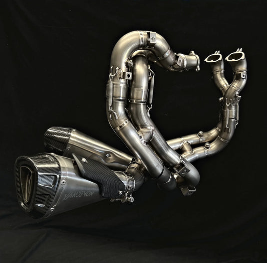 DUCATI V4 STREETFIGHTER VANDEMON FULL TITANIUM EXHAUST SYSTEM 2020-23