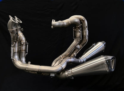 DUCATI V4 STREETFIGHTER VANDEMON FULL TITANIUM EXHAUST SYSTEM 2020-23