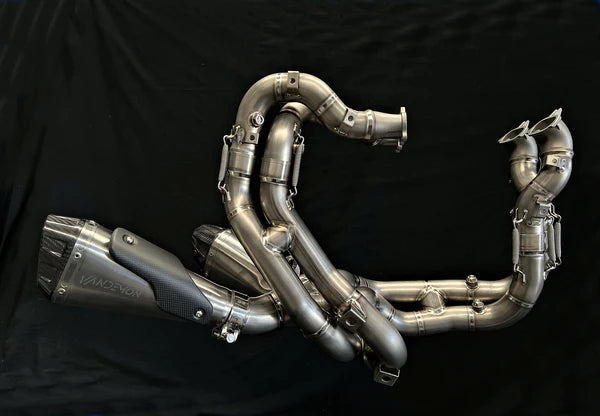 DUCATI V4 STREETFIGHTER VANDEMON FULL TITANIUM EXHAUST SYSTEM 2020-23