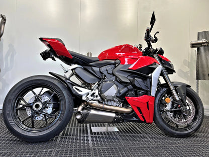 Ducati V2 Panigale & Streetfighter Titanium Belly Slip-On