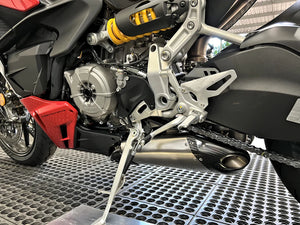 Ducati V2 Panigale & Streetfighter Titanium Belly Slip-On