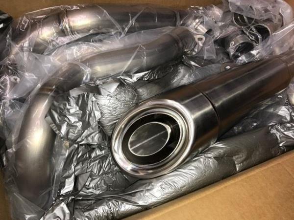 m10069  H2R 006 緻密/Subtlety VANDEMON H2R STYLE BRUSHED TITANIUM EXHAUST SYSTEM 2015-2025
