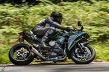 Load image into Gallery viewer, VANDEMON H2R STYLE BRUSHED TITANIUM EXHAUST SYSTEM 2015-2025