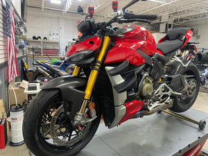 DUCATI V4 STREETFIGHTER VANDEMON FULL TITANIUM EXHAUST SYSTEM 2020-23