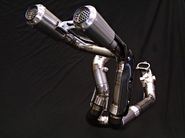 DUCATI Streetfighter & PANIGALE V2 955 FULL TITANIUM EXHAUST SYSTEM HIGH MOUNT 2019-24