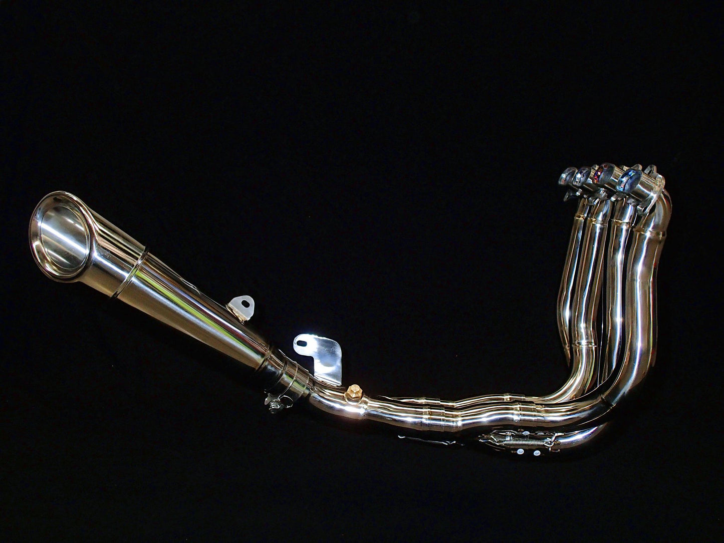 VANDEMON H2R Style POLISHED TITANIUM EXHAUST SYSTEM 2015-2025