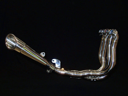 VANDEMON H2R Style POLISHED TITANIUM EXHAUST SYSTEM 2015-2025