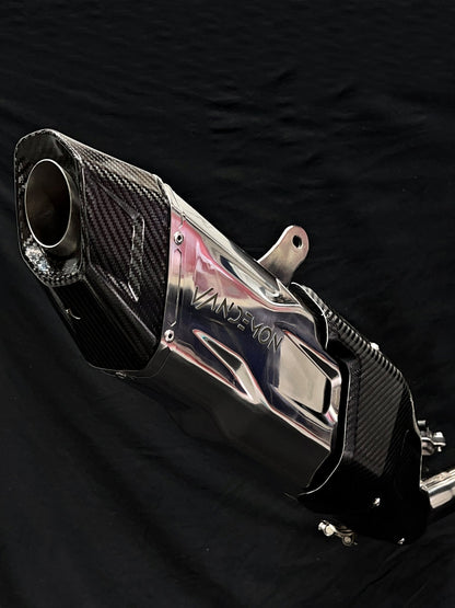 KAWASAKI H2 SE/SX VANDEMON STEALTH E-VALVE TITANIUM EXHAUST