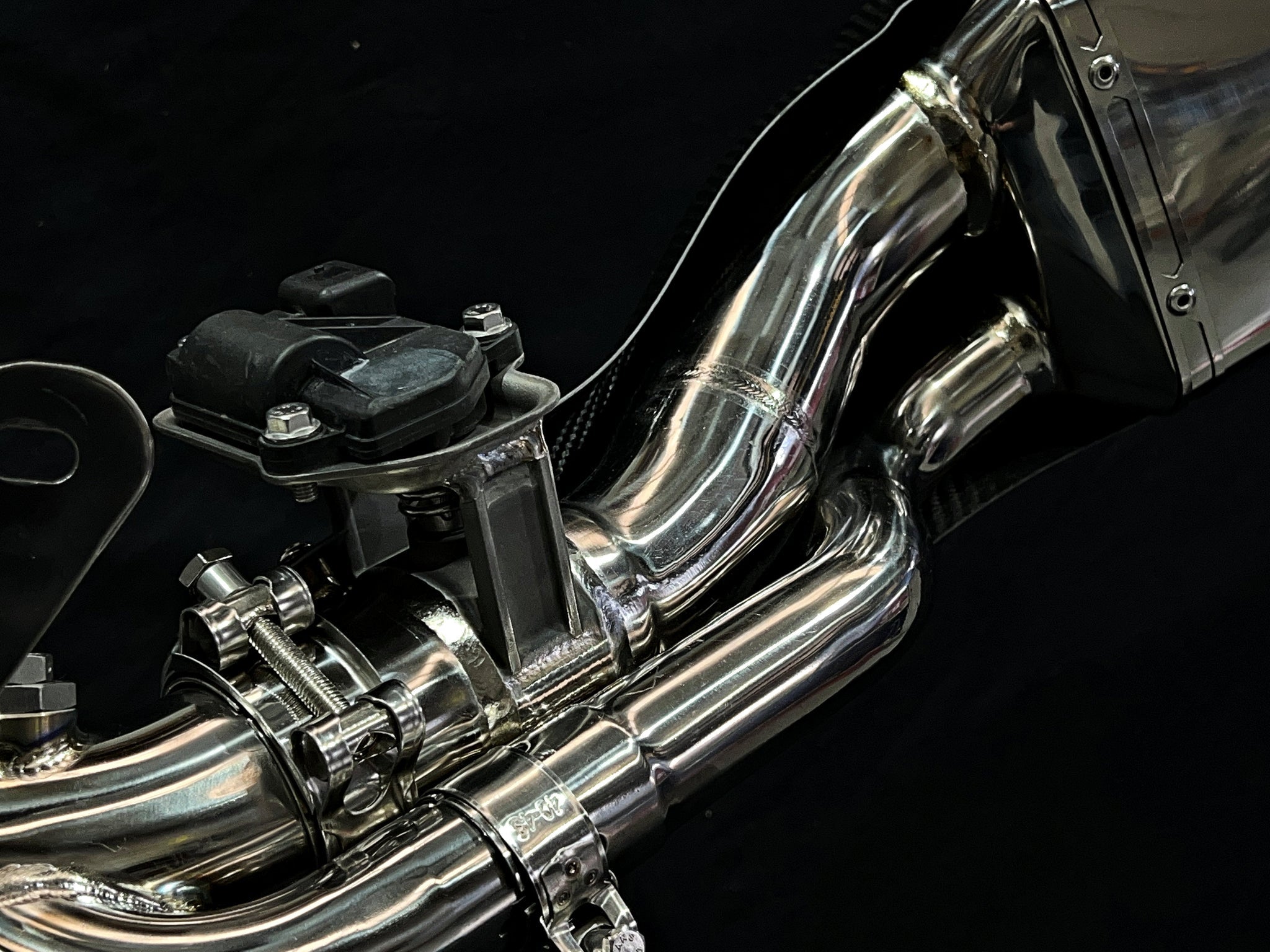 KAWASAKI ZH2 VANDEMON STEALTH E-VALVE TITANIUM EXHAUST