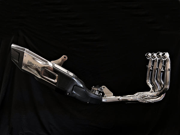 KAWASAKI H2 SE/SX VANDEMON STEALTH E-VALVE TITANIUM EXHAUST