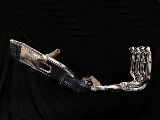 KAWASAKI H2 SE/SX VANDEMON STEALTH E-VALVE TITANIUM EXHAUST