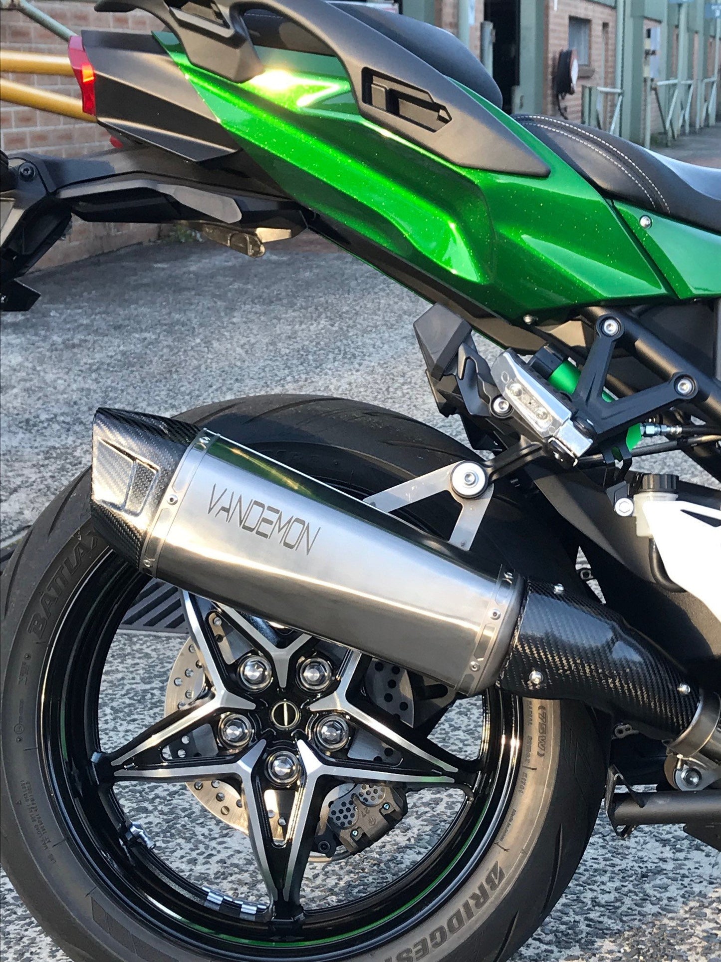 KAWASAKI H2 SE/SX VANDEMON TITANIUM EXHAUST SYSTEM 2018-2022