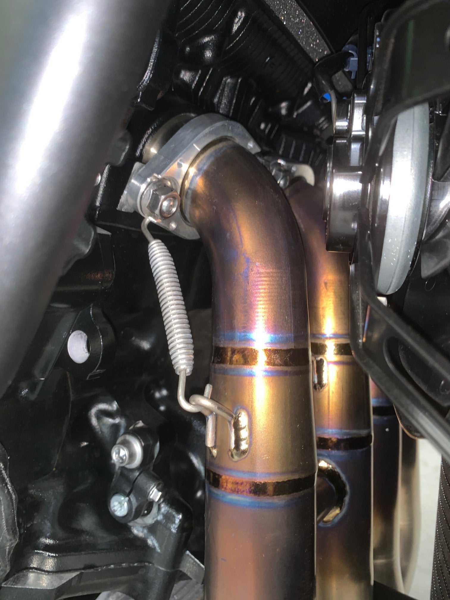 KAWASAKI NINJA ZH2 VANDEMON Brushed TITANIUM EXHAUST SYSTEM