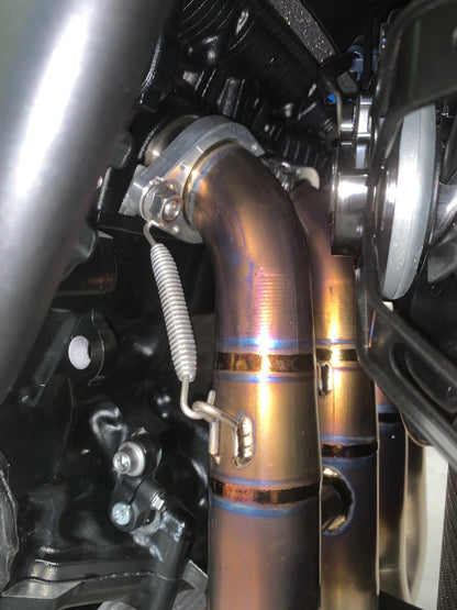 KAWASAKI NINJA ZH2 VANDEMON Brushed TITANIUM EXHAUST SYSTEM