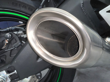 KAWASAKI NINJA ZH2 VANDEMON Brushed TITANIUM EXHAUST SYSTEM