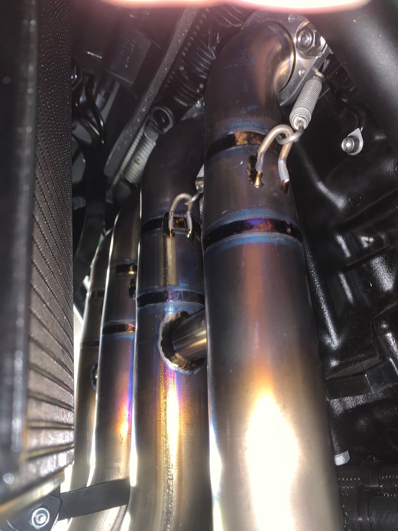 KAWASAKI NINJA ZH2 VANDEMON Brushed TITANIUM EXHAUST SYSTEM