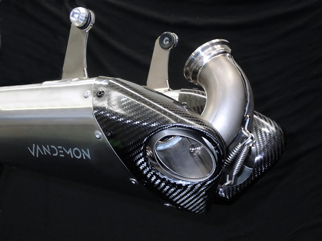 Ducati V2 Panigale & Streetfighter Titanium Belly Slip-On