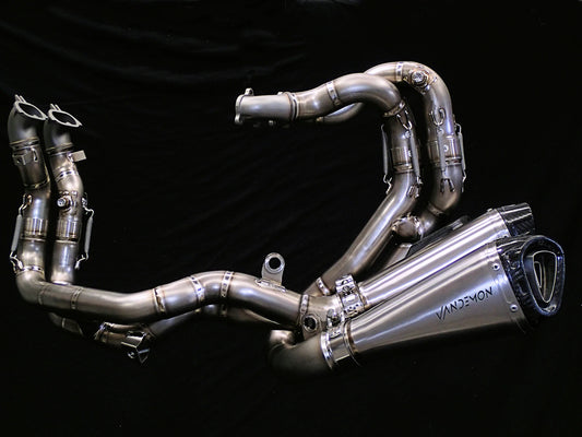 DUCATI PANIGALE V4 V4S FULL TITANIUM EXHAUST KIT 2018-24