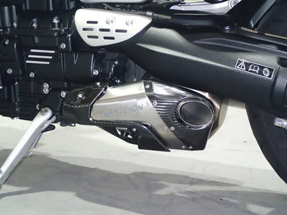 TRIUMPH ROCKET 3 R & GT STEALTH E-VALVE TITANIUM SLIP-ON MUFFLERS