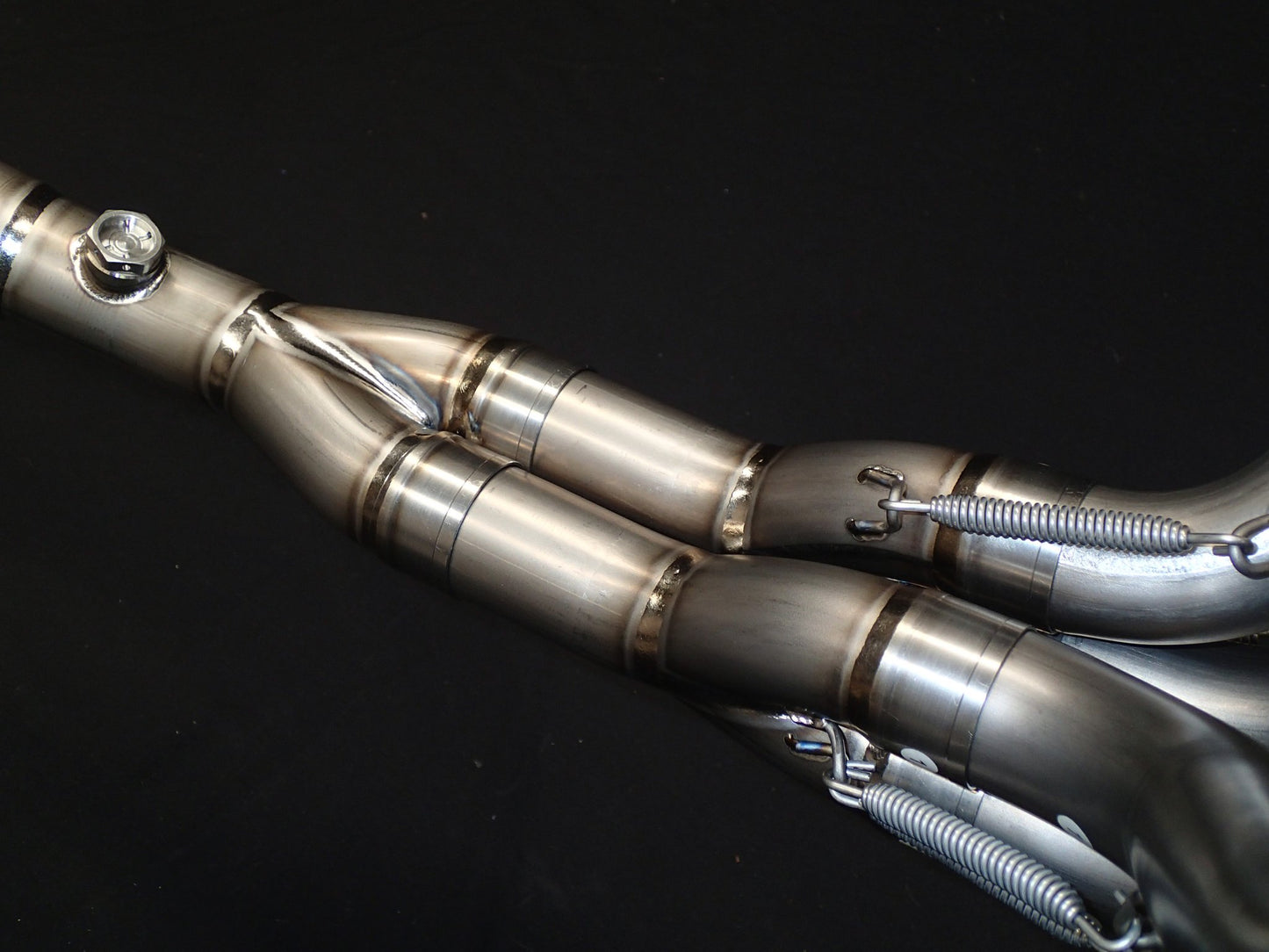 KAWASAKI ZX10R VANDEMON TITANIUM EXHAUST & CARBON FIBER MUFFLER 2011-2024