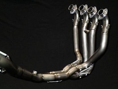 KAWASAKI ZX10R VANDEMON TITANIUM EXHAUST & CARBON FIBER MUFFLER 2011-2024