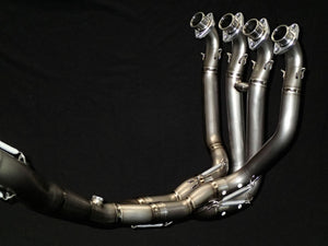 KAWASAKI ZX10R VANDEMON TITANIUM EXHAUST & CARBON FIBER MUFFLER 2011-2024