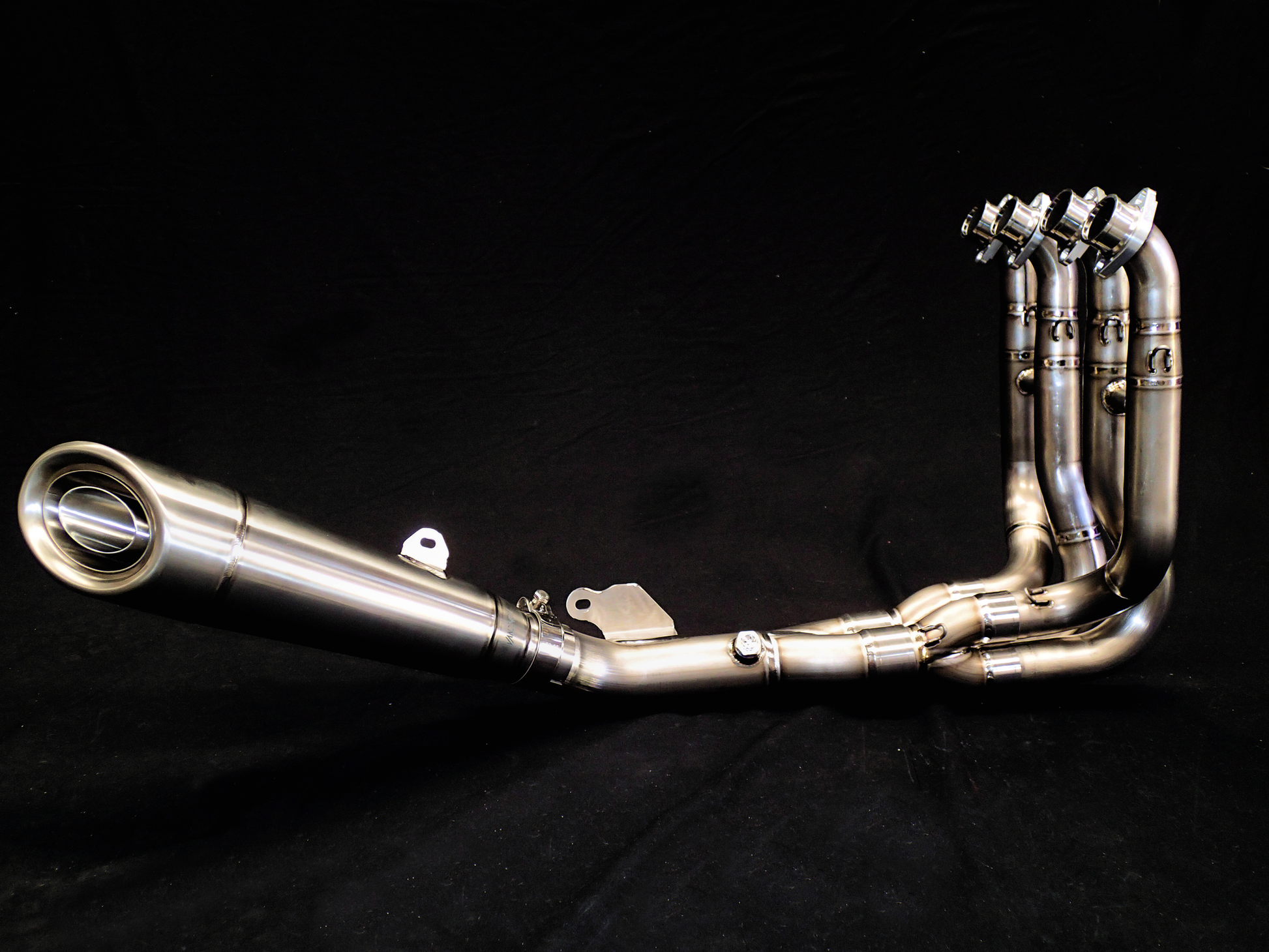 KAWASAKI NINJA ZH2 VANDEMON Brushed TITANIUM EXHAUST SYSTEM KAWASAKI NINJA ZH2 VANDEMON Brushed TITANIUM EXHAUST SYSTEM