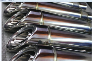 VANDEMON H2R Style POLISHED TITANIUM EXHAUST SYSTEM 2015-2025