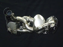 Load image into Gallery viewer, TRIUMPH ROCKET 3 R &amp; GT STEALTH E-VALVE TITANIUM SLIP-ON MUFFLERS