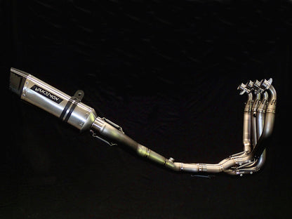 KAWASAKI ZX10R VANDEMON TITANIUM EXHAUST & CARBON FIBER MUFFLER 2011-2024