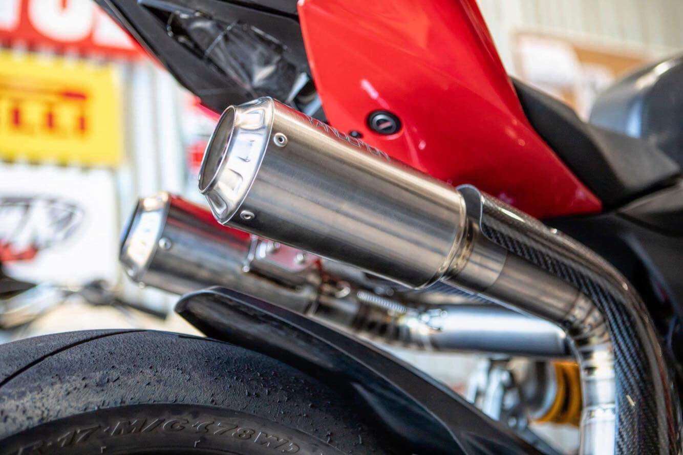 DUCATI PANIGALE 1199, 1299, 1299 S VANDEMON TITANIUM EXHAUST SYSTEM 2011-19