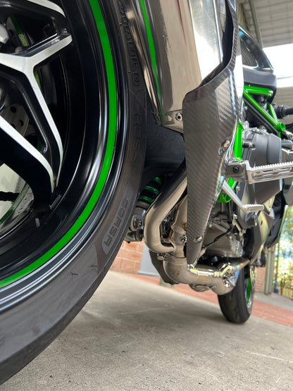 KAWASAKI H2/H2R VANDEMON STEALTH E-VALVE TITANIUM EXHAUST